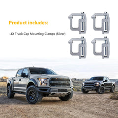 LLNSEAUTO Dodge Ram clamps enable sturdy attachments for portable racks.