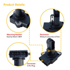 LLNSEAUTO MAF sensor for Toyota Camry providing stable idle and improved driveability