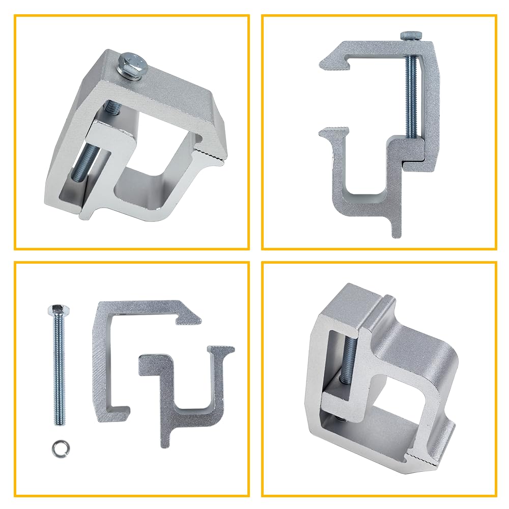 LLNSEAUTO Toyota Tundra clamps enable solid top mounting on diverse bodies.