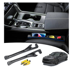 LLXGAB Honda Accord seat gap filler installed on driver side prevents items from dropping