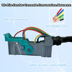 Chevrolet Silverado and GMC Sierra center console conversion with LLYZFED