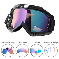 LMAVAG anti-scratch and dustproof design helps protect eyes on dusty trails.