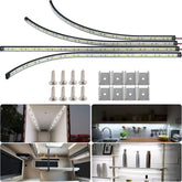 LMGYES 12V LED strip with 7000K white light for bright interior illumination