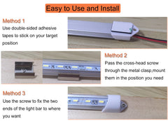 LMGYES extendable design shows linking up to four bars for larger areas.