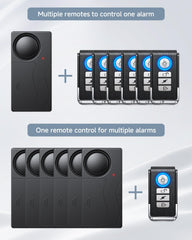 LNKERCO 110dB alarm kit includes essential components for quick setup
