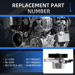 Loautong power steering pump without reservoir for straightforward integration