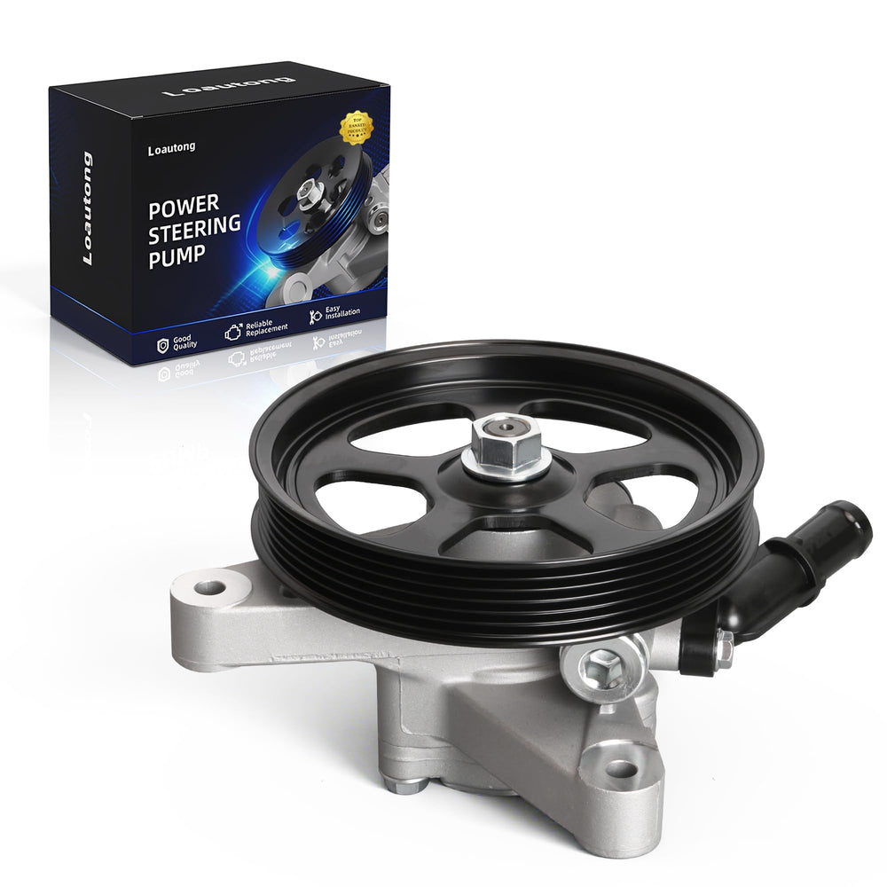 Loautong power steering pump with pulley for Honda Accord 3.0L, ready for quick replacement