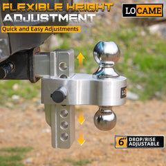 LOCAME double stainless steel locks ensure secure hitch connections