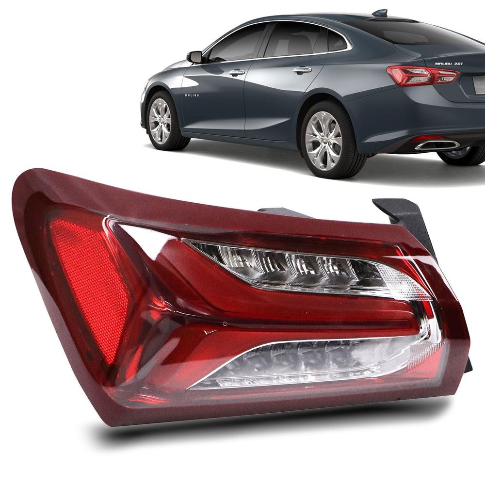 Lochnchn LED tail light for Chevy Malibu outer left boosts visibility and signaling