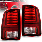 Lochnchn LED tail light on Ram 1500 driver side with bright nighttime signaling