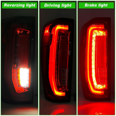 Lochnchn Sierra 2500HD brake mode tail light improves visibility.