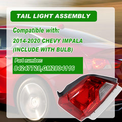 Lochnchn left outer taillight closeup highlights durable ABS construction.