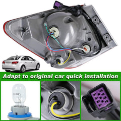Lochnchn brake tail light for Cruze increases rear visibility
