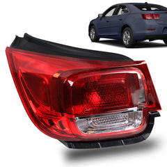 Lochnchn tail light for Chevy Malibu left driver side with clear brake illumination.