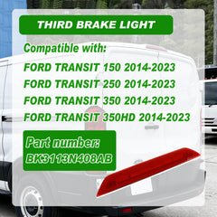 Lochnchn transit 3rd stop lamp replacement for 2014–2023 models, plug-and-play ready.