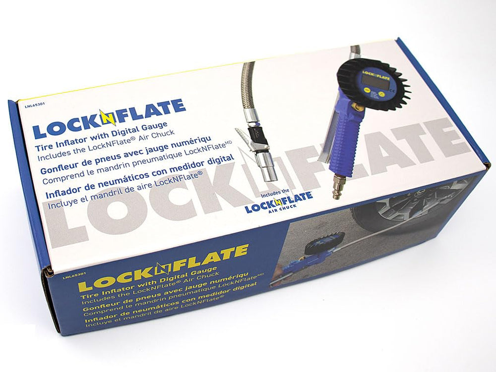 LockNFlate ships with batteries for immediate use
