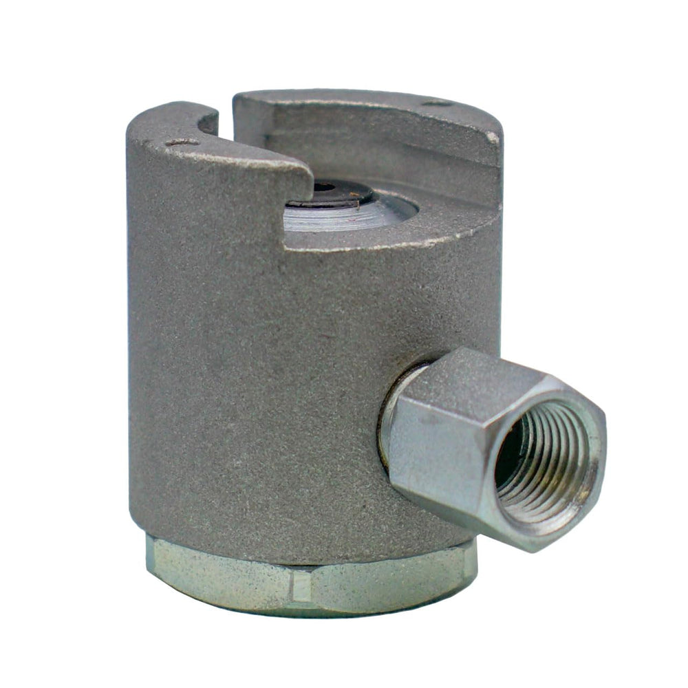 LockNLube Button Head Coupler—5/8 inch connection for rapid grease flow.