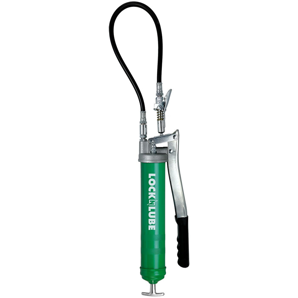 LockNLube inline hose swivel enables smoother, twist-free lubrication