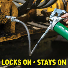 LockNLube is rated up to 10,000 PSI for demanding lubrication tasks.