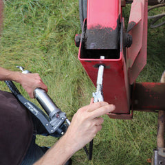 LockNLube XL great for shielded PTO shafts and axles