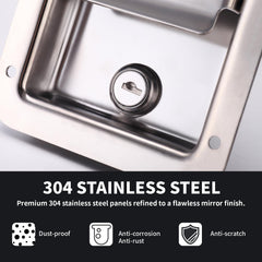 Loclink hardware pack with screws and nuts for easy, complete installation.