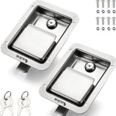 Loclink truck toolbox lock replacement kit for secure truck beds during transport.