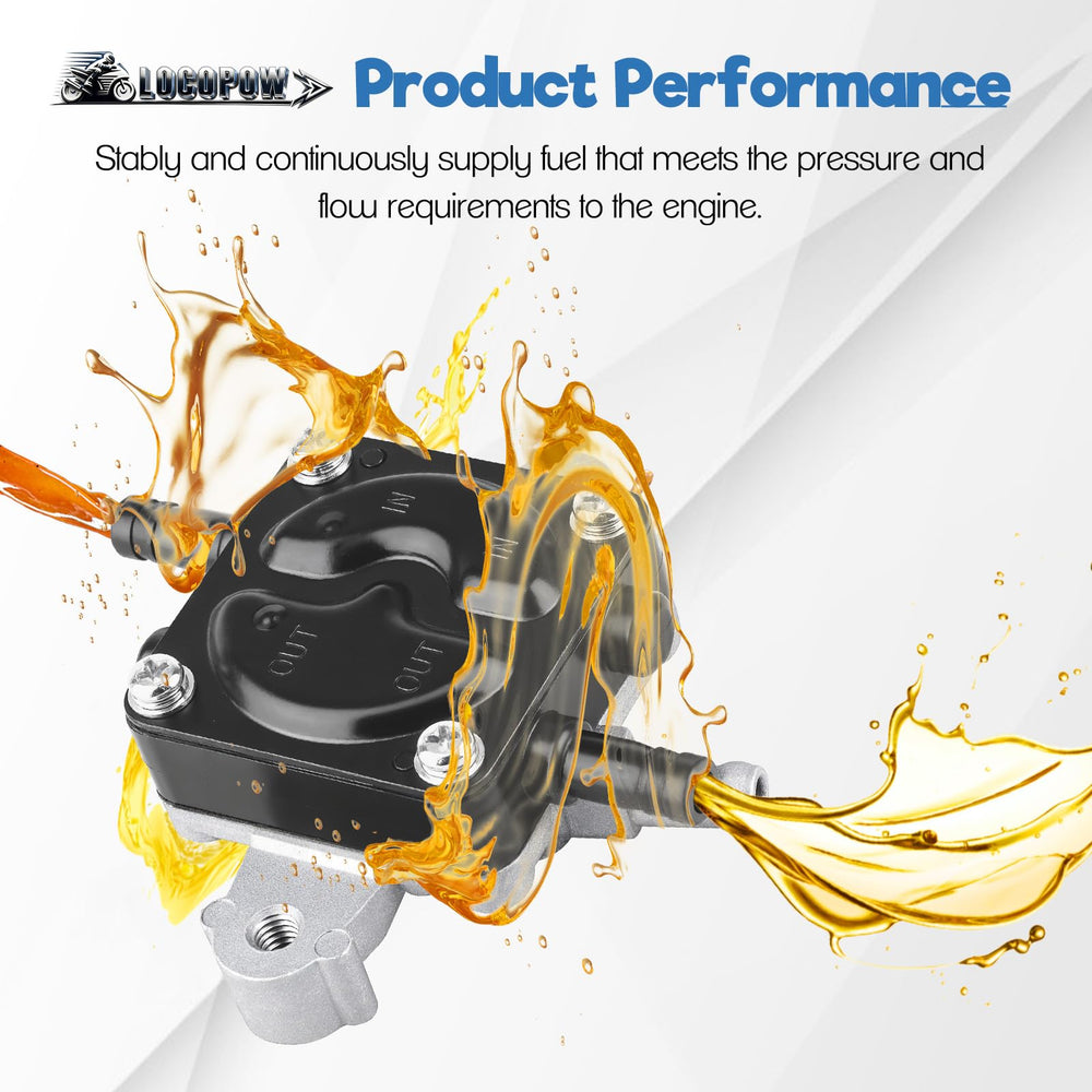 LOCOPOW 100-percent-new fuel pump for durable replacement parts.
