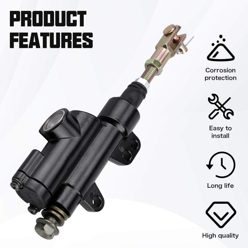 LOCOPOW brake system close-up of fittings for smooth operation.
