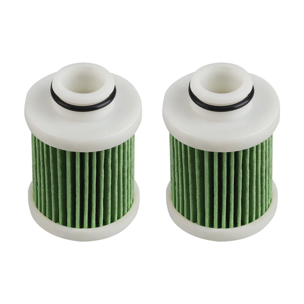 LOCOPOW fuel filter 15412-92J00 closeup, compact cartridge for Suzuki outboards.