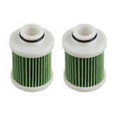 LOCOPOW fuel filter 15412-92J00 closeup, compact cartridge for Suzuki outboards.