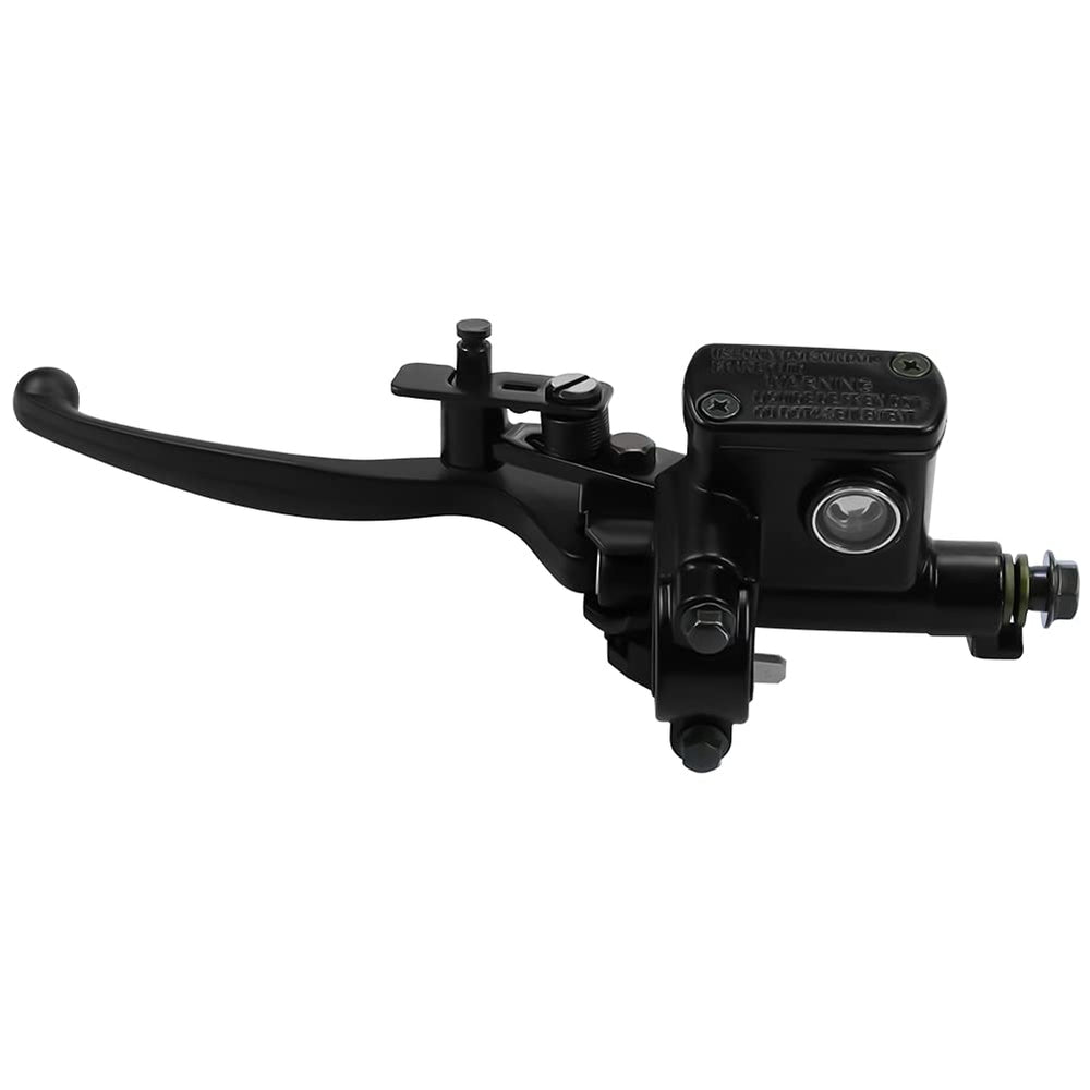 LOCOPOW left-hand hydraulic brake lever on a bike for precise control