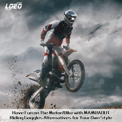 LOEO goggles helmet-compatible design fits most helmets