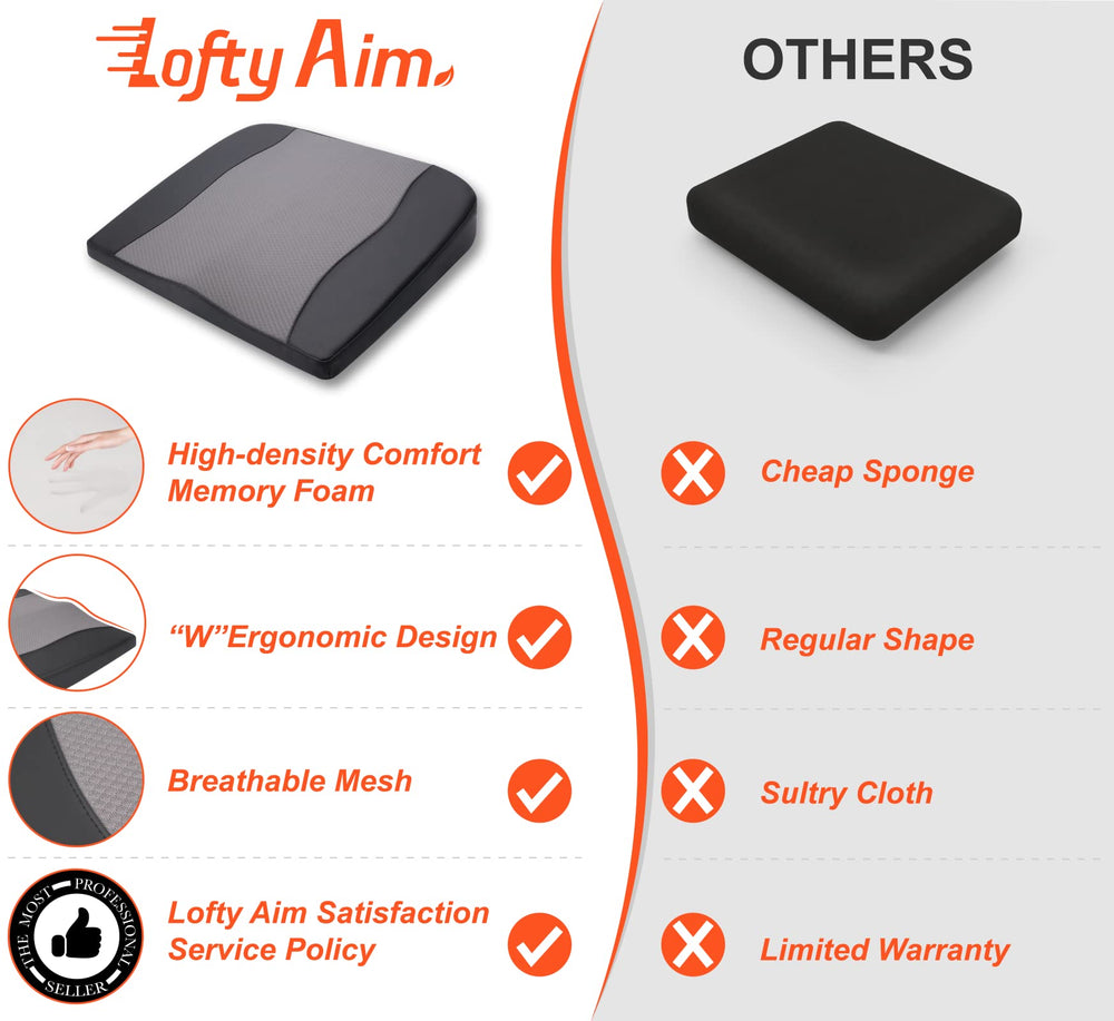 Lofty Aim black and gray finish complements interior design