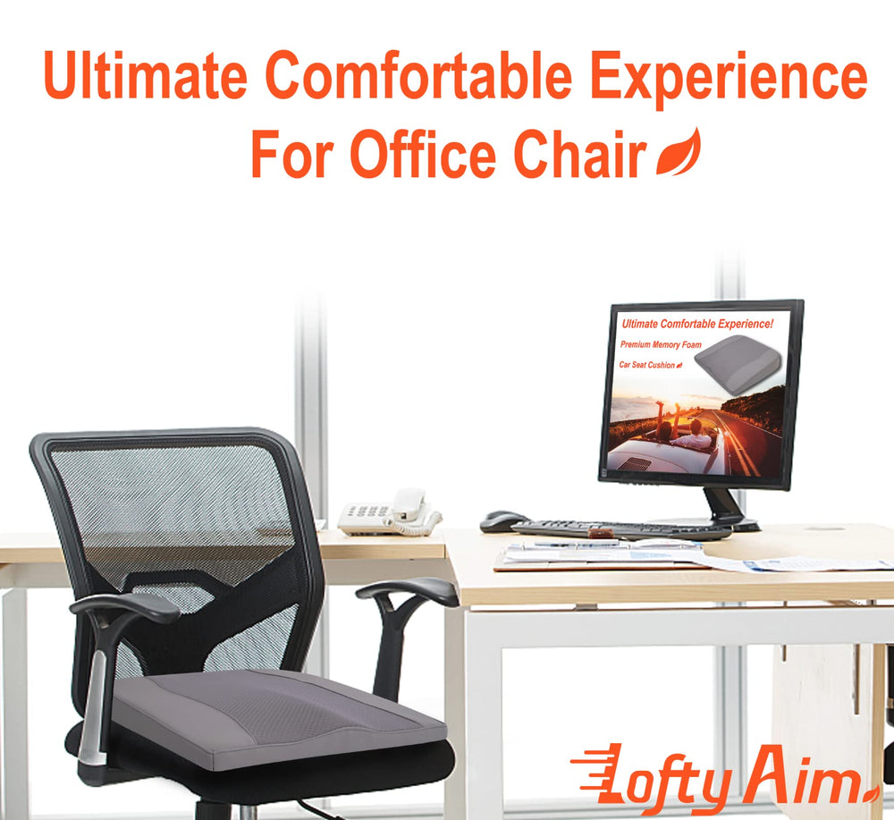 Lofty Aim leather and mesh cover on cushion combines durability with breathability