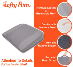 Lofty Aim cushion non slip base stabilizes the cushion on car seats