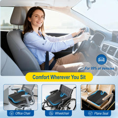 Lofty Aim cushion on an office chair demonstrates versatile universal fit.