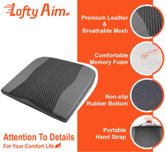 Lofty Aim height boost image highlights extra 2.5 inches for better front view
