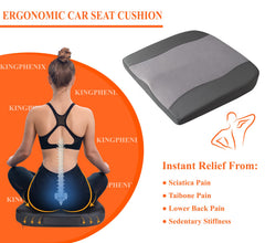 Lofty Aim height-boost cushion adds 2.5 inches for improved road visibility.