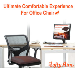 Lofty Aim non-slip base keeps cushion securely in place