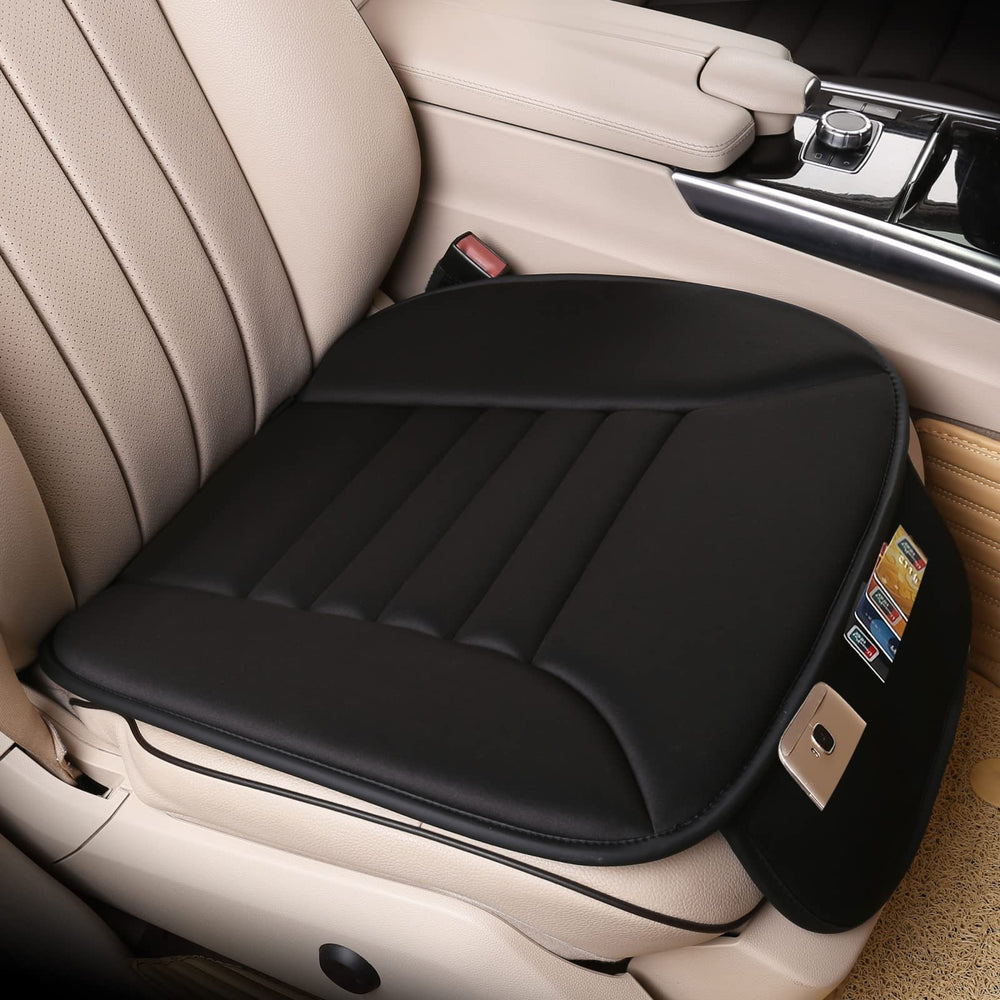 Lofty Aim Premium Car Seat Cushion side view highlights ergonomic support for better posture.