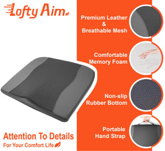 Lofty Aim premium leather and breathable mesh blend style with airflow