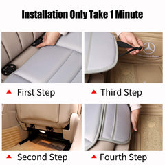 Lofty Aim quick-install cushion fits most cars in minutes.