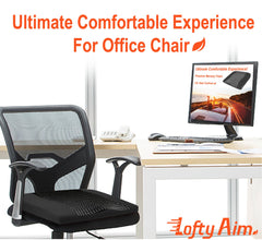 Lofty Aim W-shape ergonomic design emphasis for comfortable, long-drive seating
