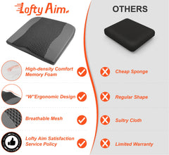 Lofty Aim wheelchair use demonstrates adaptable seating comfort