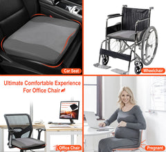 Lofty Aim cushion works with office chairs, wheelchairs, and travel seats.