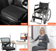 Lofty Aim cushion fits cars, trucks, office chairs, wheelchairs, and more