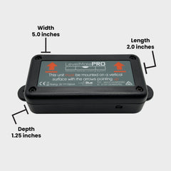 LogicBlue LevelMatePRO battery is user-replaceable for easy maintenance.