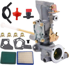 Loiezuir 499953 carburetor front view, Briggs and Stratton compatible.