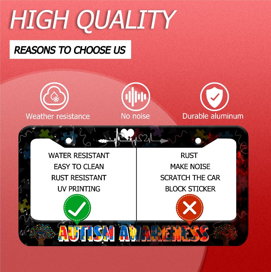 LOISTAVA license frame easy installation regardless of vehicle type