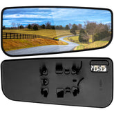 LOIYLLEN passenger side mirror glass for Ford F-150 enhances daytime visibility.